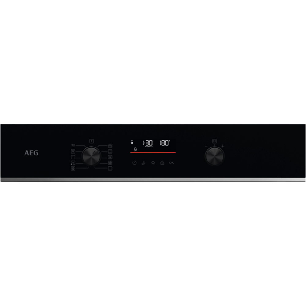 Cuptor incorporabil AEG SurroundCook TU5PB431SB, Electric, Autocuratare pirolitica, 72 l, Clasa A++, Wi-Fi, negru