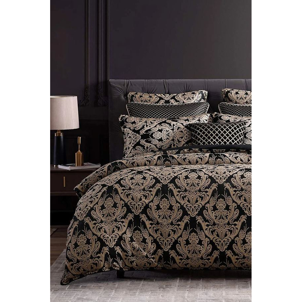Lenjerie de pat Duo Damask, 2 persoane, 100% bumbac, 160 x 200 cm, 4 piese