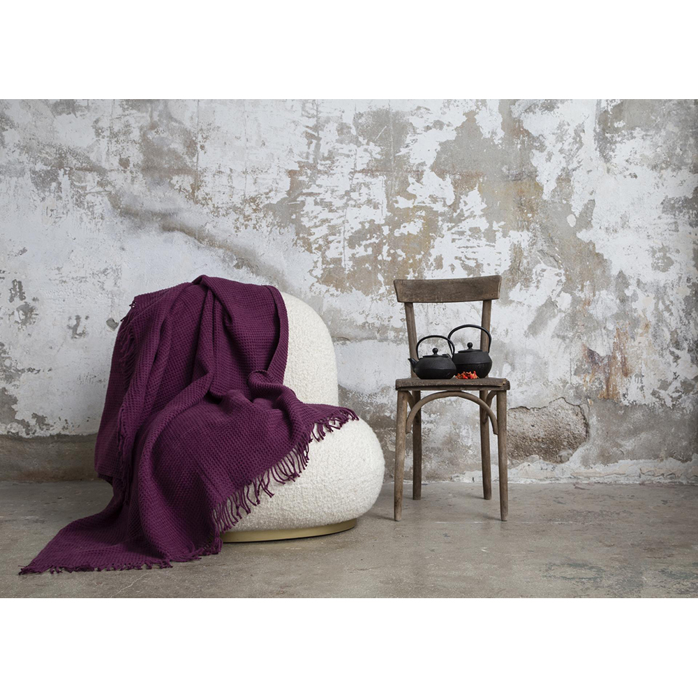 Patura MILA HOME BAT1, 130 x 170 cm, poliester, violet inchis