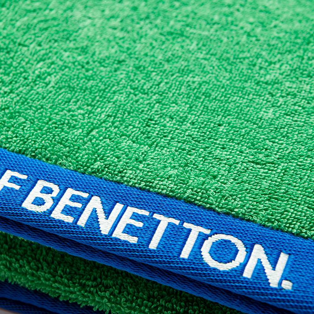 Prosop BENETTON Terry, 90 x 160 cm, bumbac, verde