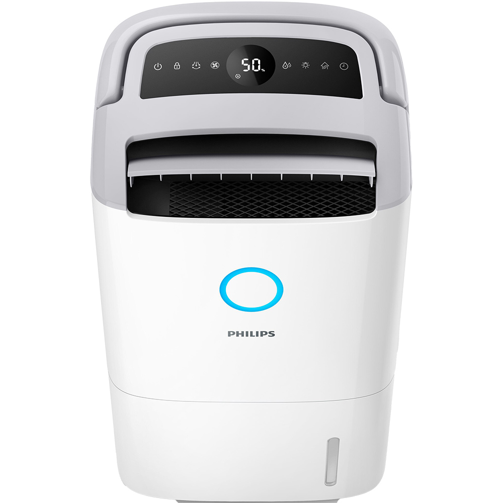 Dezumidificator si purificator aer PHILIPS Seria 5000 DE5305/11, 26.5 l/zi, 4l, 270 m3/h, 245W, 54dB, HEPA NanoProtect, alb