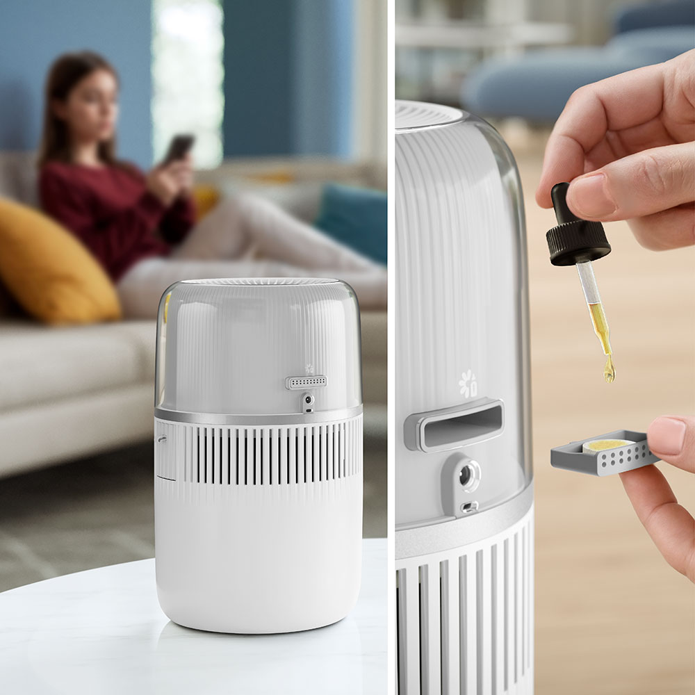 Umidificator PHILIPS HU5710/00, 4.5L,Wi-Fi, Tehnologie NanoCloud, alb