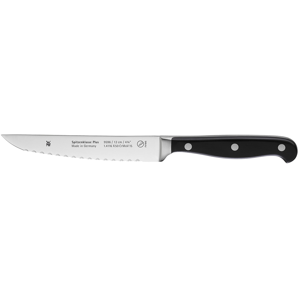 Cutit WMF Spitzenklasse Plus Utility 1895966032, 12cm, inox, negru