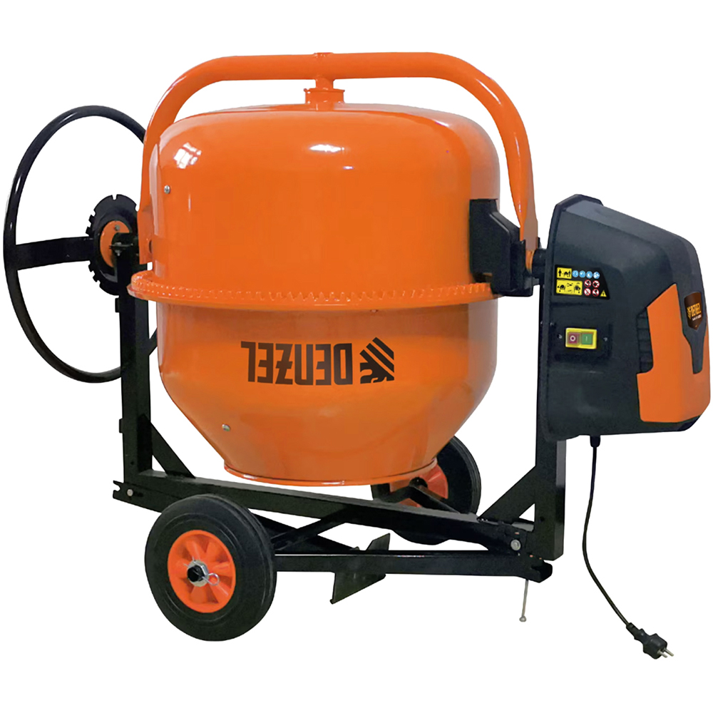 Betoniera DENZEL DCM-200, 1000W, 200l, coroana din fonta
