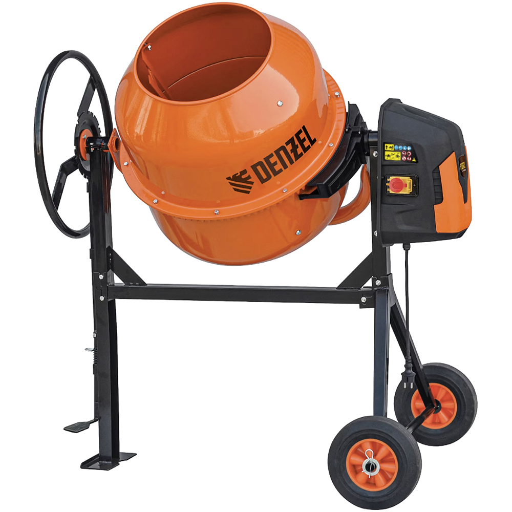 Betoniera DENZEL DCM-200, 1000W, 200l, coroana din fonta