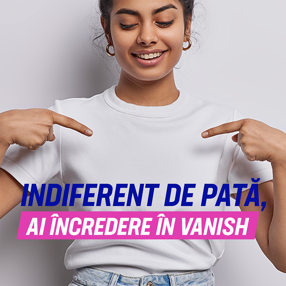 Pudra pentru indepartarea petelor VANISH Oxi Action, haine albe, 470g