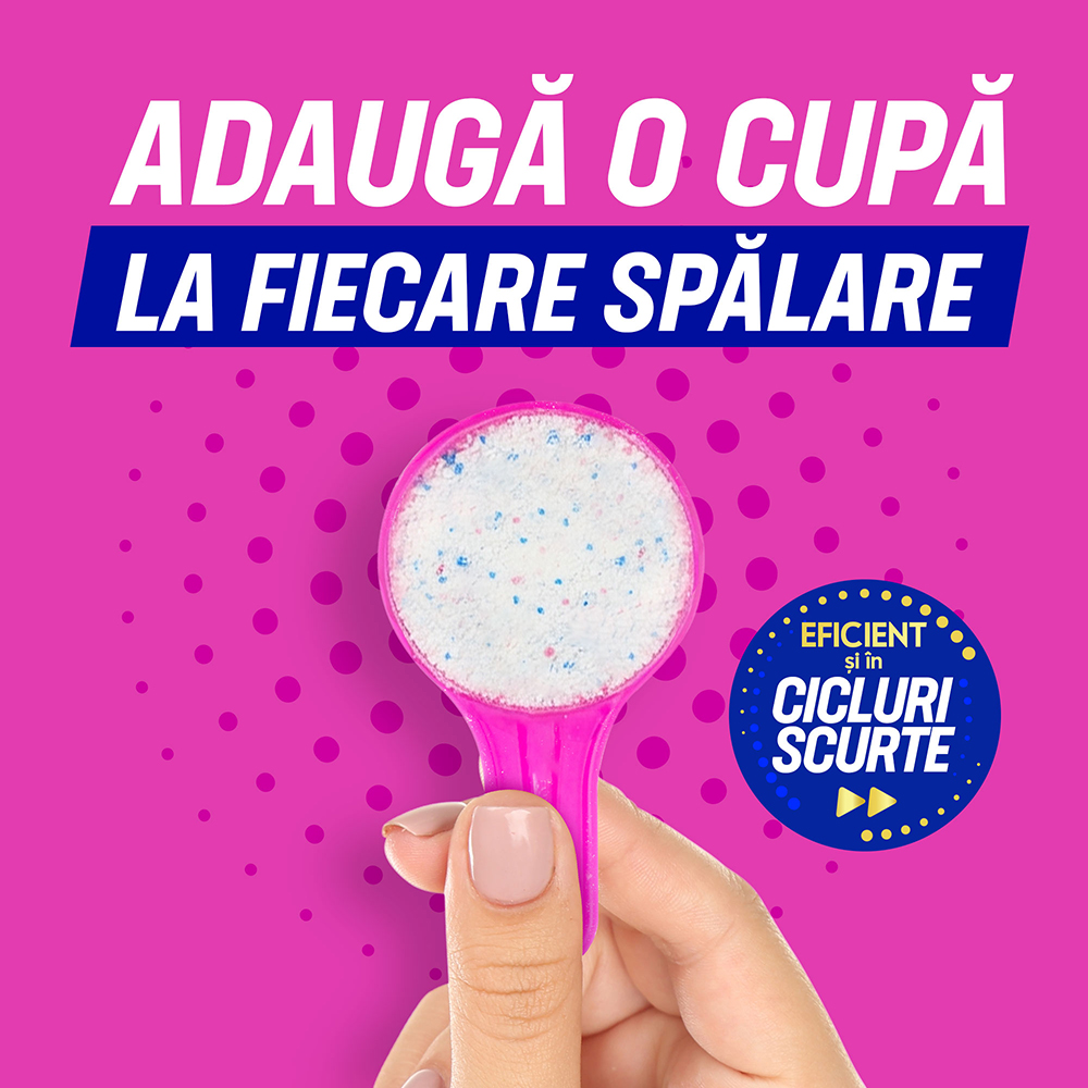 Pudra pentru indepartarea petelor VANISH Oxi Action, haine colorate, 960g
