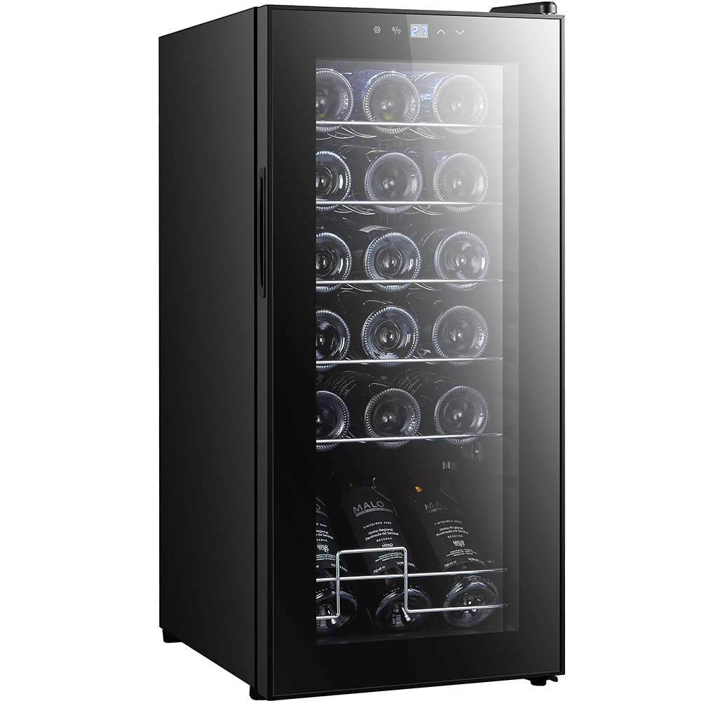 Racitor de vinuri VORTEX VWC5NBK02D, 18 sticle, H 77 cm, Clasa G, negru