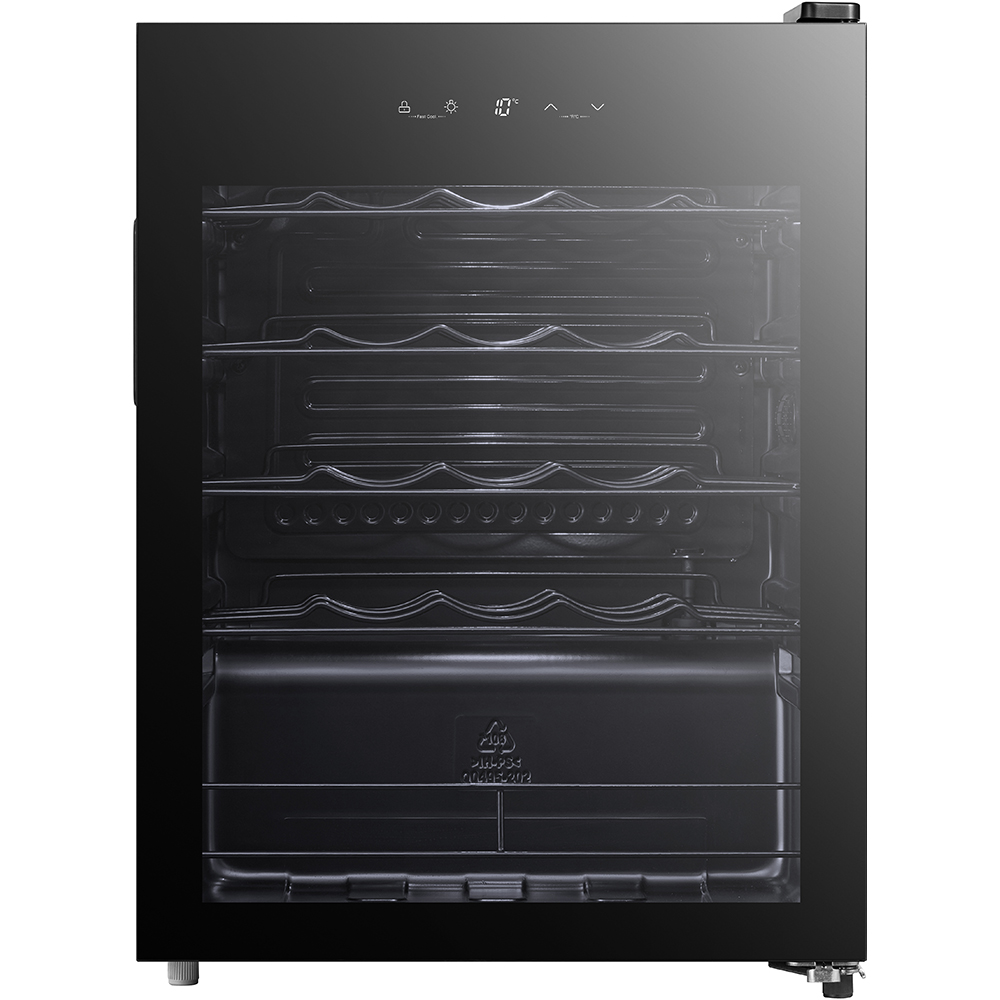 Racitor de vinuri VORTEX VWC7SBK02M, 24 sticle, H 64 cm, Clasa G, negru