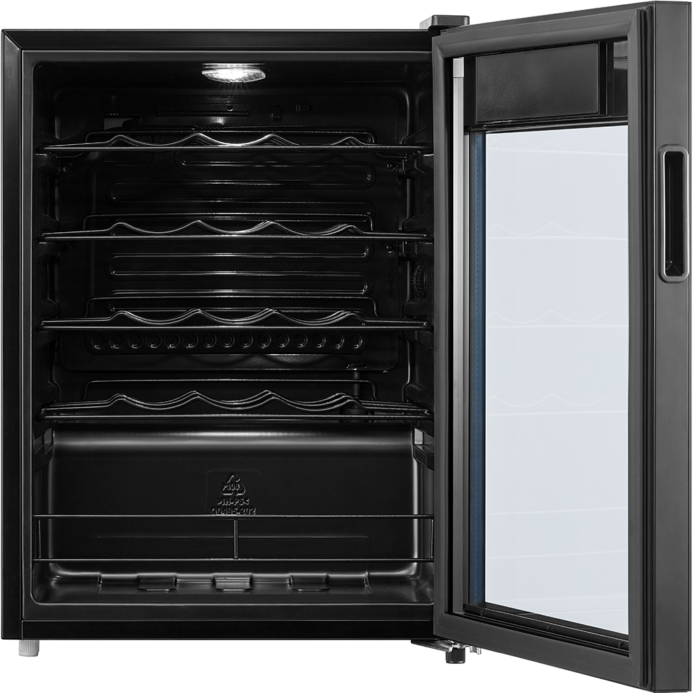 Racitor de vinuri VORTEX VWC7SBK02M, 24 sticle, H 64 cm, Clasa G, negru