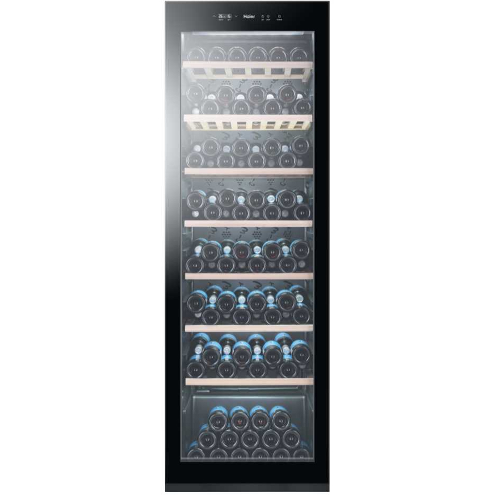 Racitor de vinuri HAIER WS171GA, Direct Cooling, 171 sticle, H 185 cm, Clasa G, negru
