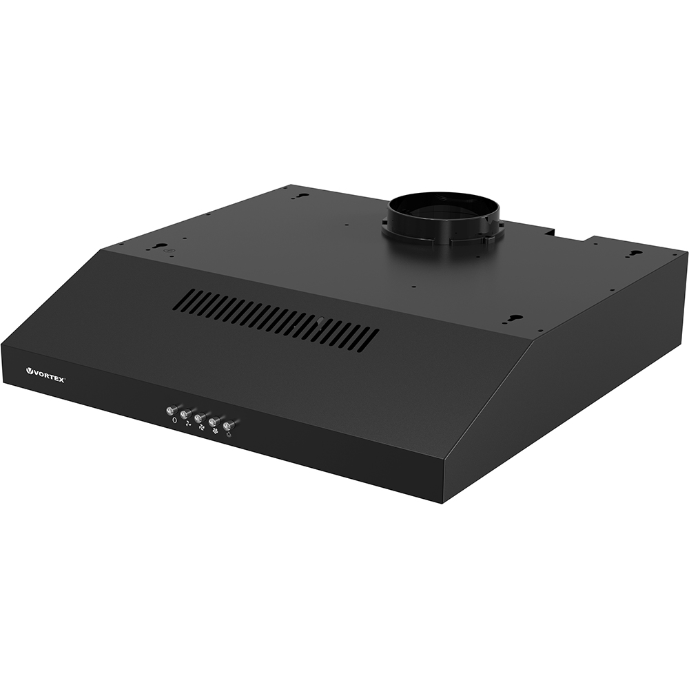Hota traditionala VORTEX VHTS501BK01S, 1 motor, 214 m3/h, L 50 cm, negru