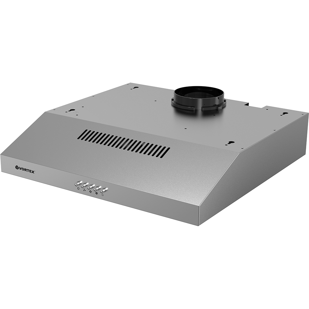 Hota traditionala VORTEX VHTS501SS01S, 1 motor, 214 m3/h, L 50 cm, inox