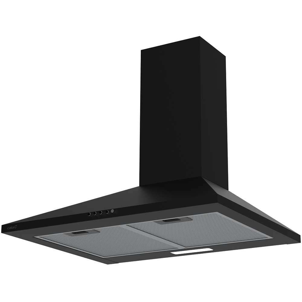 Hota decorativa CATA VK 6000 BK, 1 motor, 395 m3/h, L 60 cm, negru
