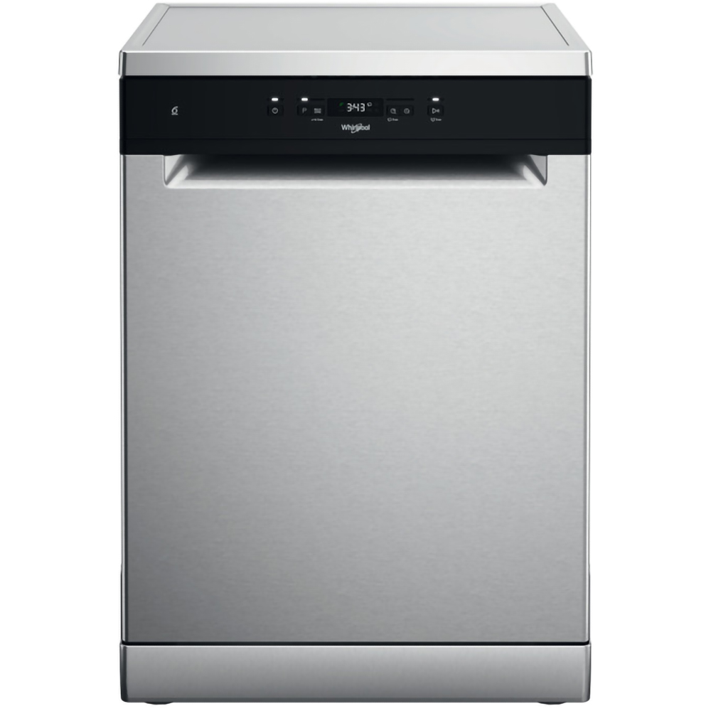 Masina de spalat vase independenta WHIRLPOOL WH4FFA14BN6X, 6th Sense, 14 seturi, 8 programe, 60 cm, Clasa A, inox