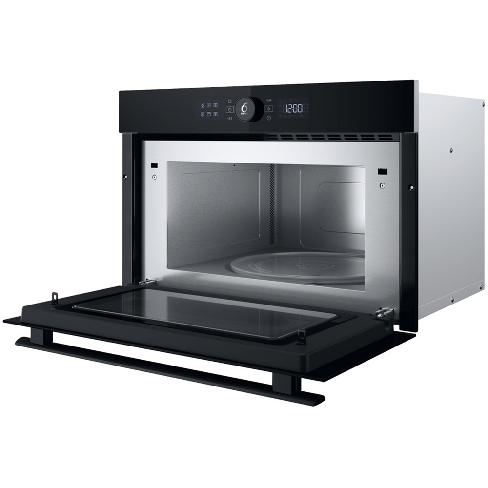Cuptor cu microunde incorporabil WHIRLPOOL WMD44MB, 6th Sense, 31l, 1000W, Grill, negru