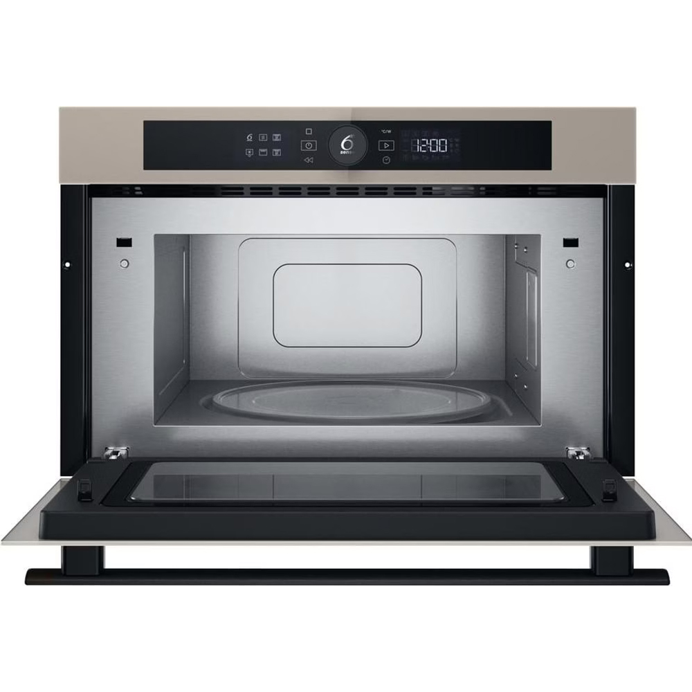 Cuptor cu microunde incorporabil WHIRLPOOL WMD44ME, 6th Sense, 31l, 1000W, Grill, bej
