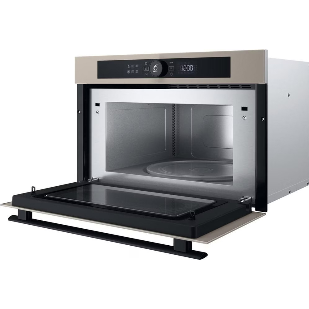 Cuptor cu microunde incorporabil WHIRLPOOL WMD44ME, 6th Sense, 31l, 1000W, Grill, bej