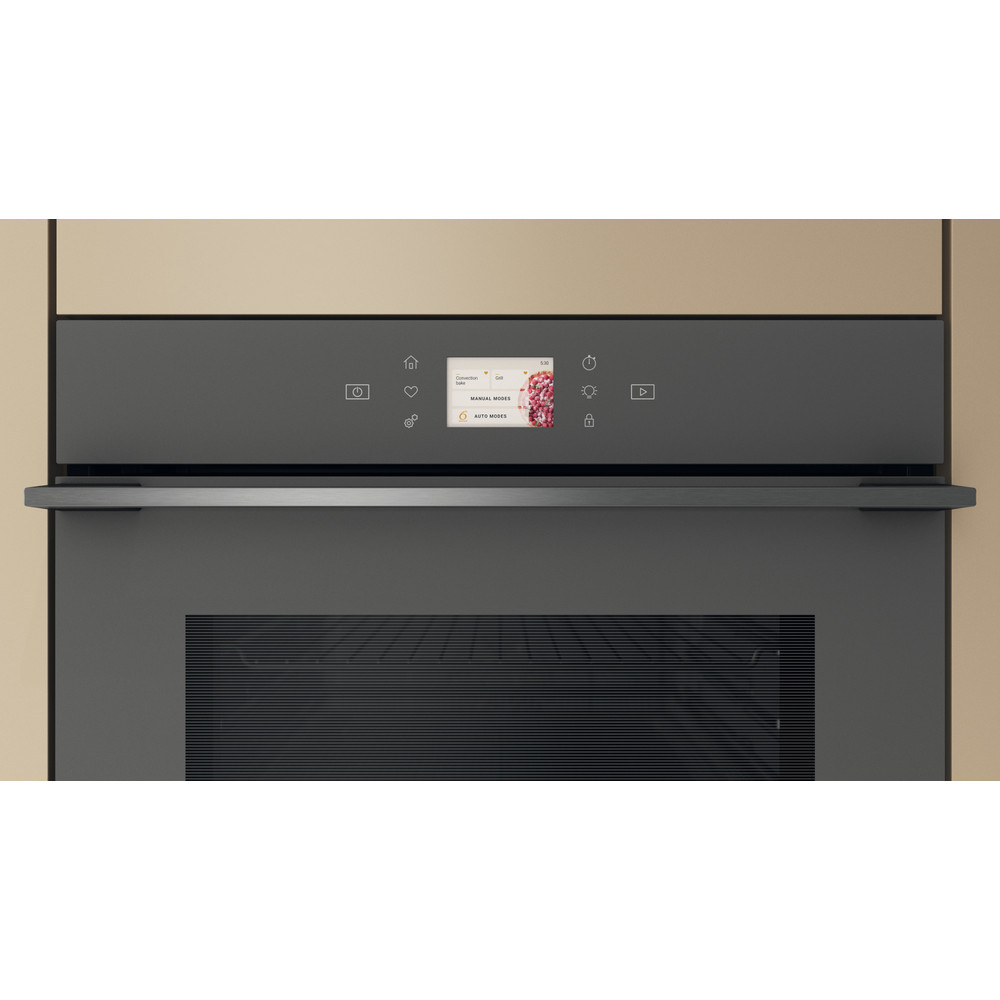 Cuptor incorporabil WHIRLPOOL WOI118PT2SSMA, Electric, Autocuratare pirolitica + hidrolitica, 73 l, Clasa A+, 6th Sense, gri mat