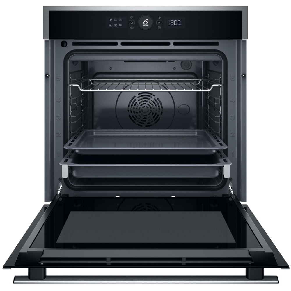Cuptor incorporabil WHIRLPOOL WOI4S8CM1SXA, Electric, Autocuratare catalitica, 73 l, Clasa A+, 6th Sense, inox
