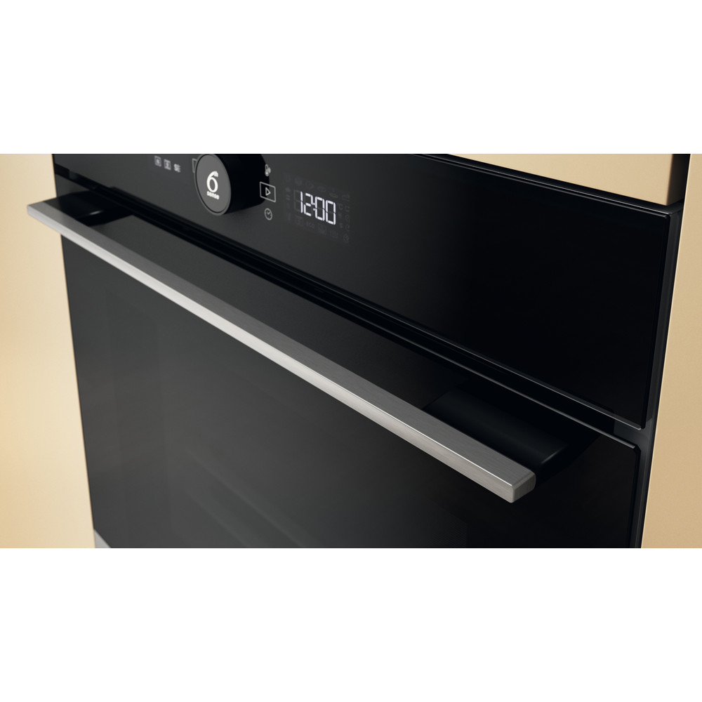 Cuptor incorporabil WHIRLPOOL WOI5S8HM0SXA, Electric, Autocuratare hidrolitica, 73 l, Clasa A+, 6th Sense, inox