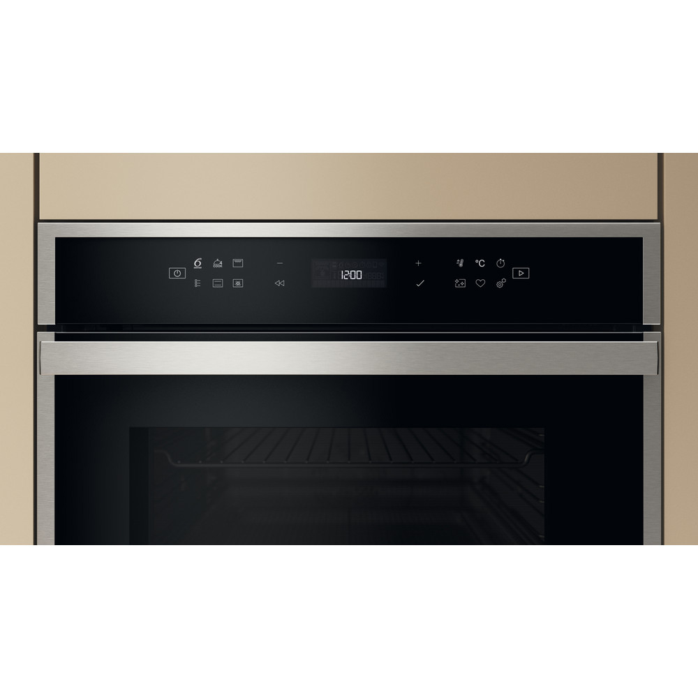 Cuptor incorporabil WHIRLPOOL WOI68PT1SXA, Electric, Autocuratare pirolitica + hidrolitica, 73 l, Clasa A+, 6th Sense, inox