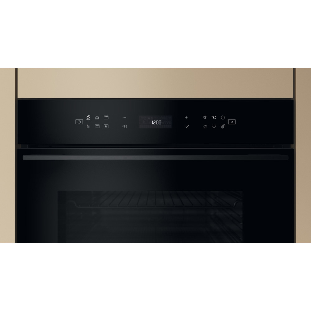 Cuptor incorporabil WHIRLPOOL WOI78HT1SBA, Electric, Autocuratare hidrolitica, 73 l, Clasa A+, 6th Sense, negru