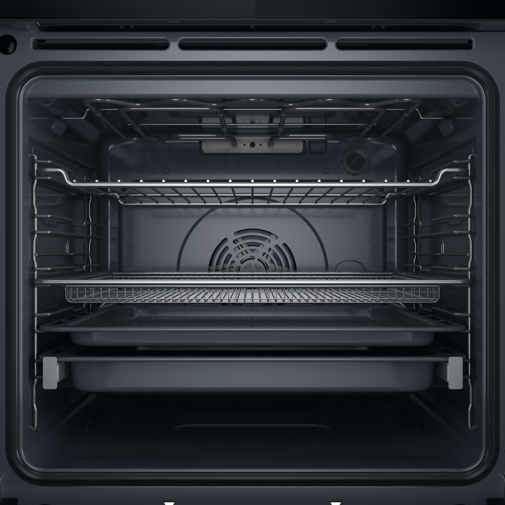 Cuptor incorporabil WHIRLPOOL WOI78HT1SBA, Electric, Autocuratare hidrolitica, 73 l, Clasa A+, 6th Sense, negru