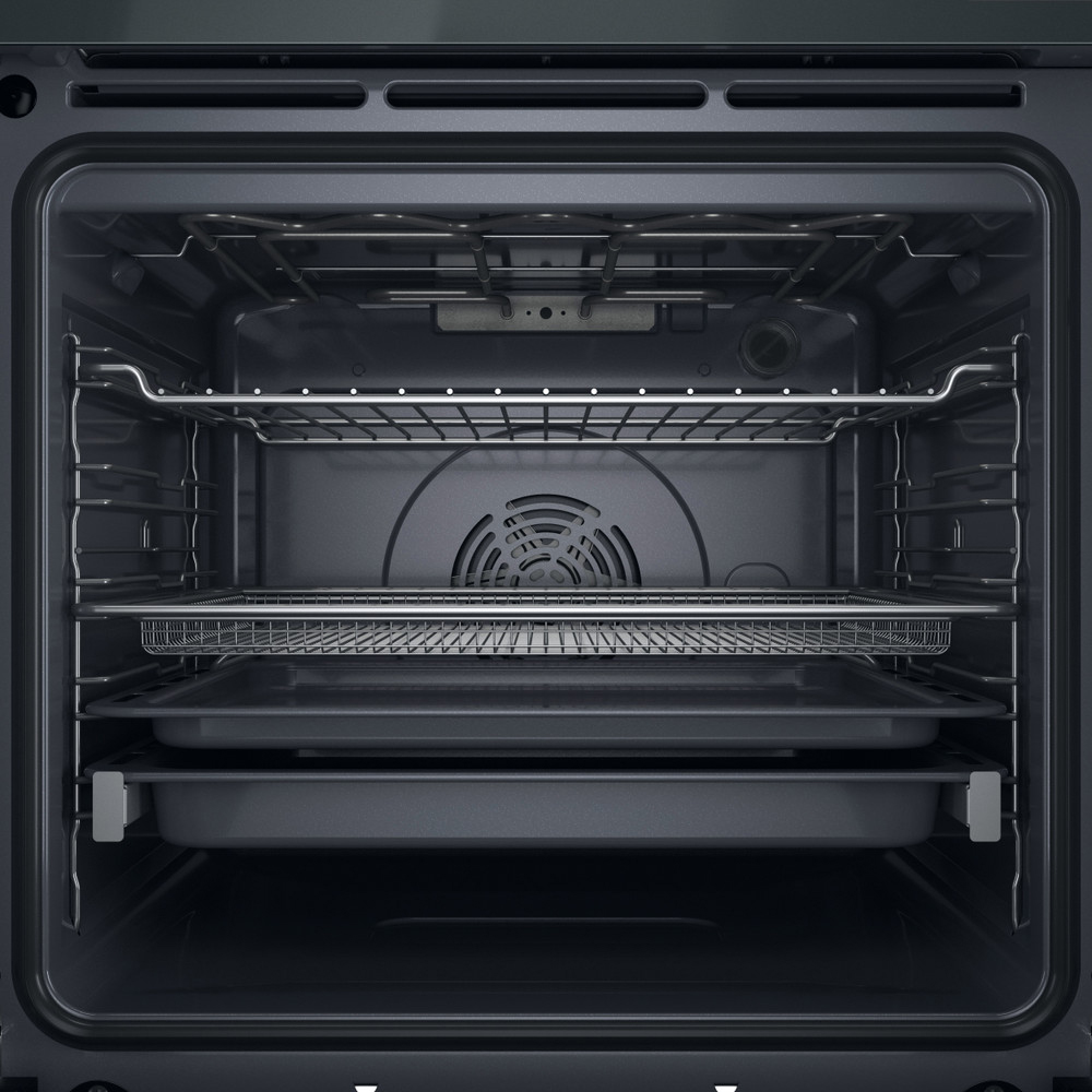 Cuptor incorporabil WHIRLPOOL WOI78HT1SSGA, Electric, Autocuratare hidrolitica, 73 l, Clasa A+, 6th Sense, gri lucios
