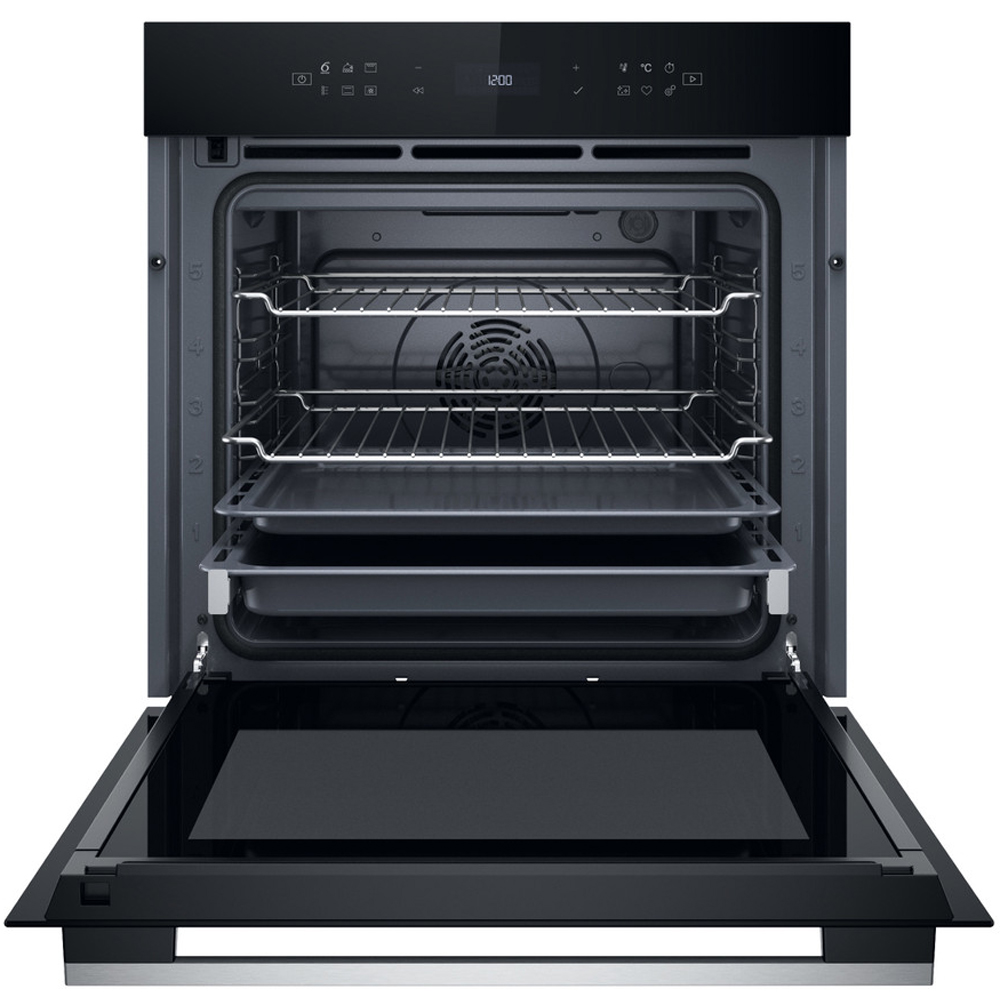 Cuptor incorporabil WHIRLPOOL WOI78PT1SXA, Electric, Autocuratare pirolitica + hidrolitica, 73 l, Clasa A+, 6th Sense, inox