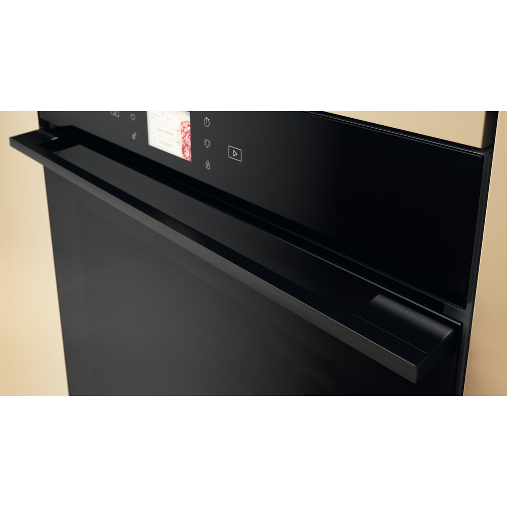 Cuptor incorporabil WHIRLPOOL WOI98MPT2SBA, Electric, Autocuratare pirolitica + hidrolitica, 73 l, Clasa A+, 6th Sense, negru