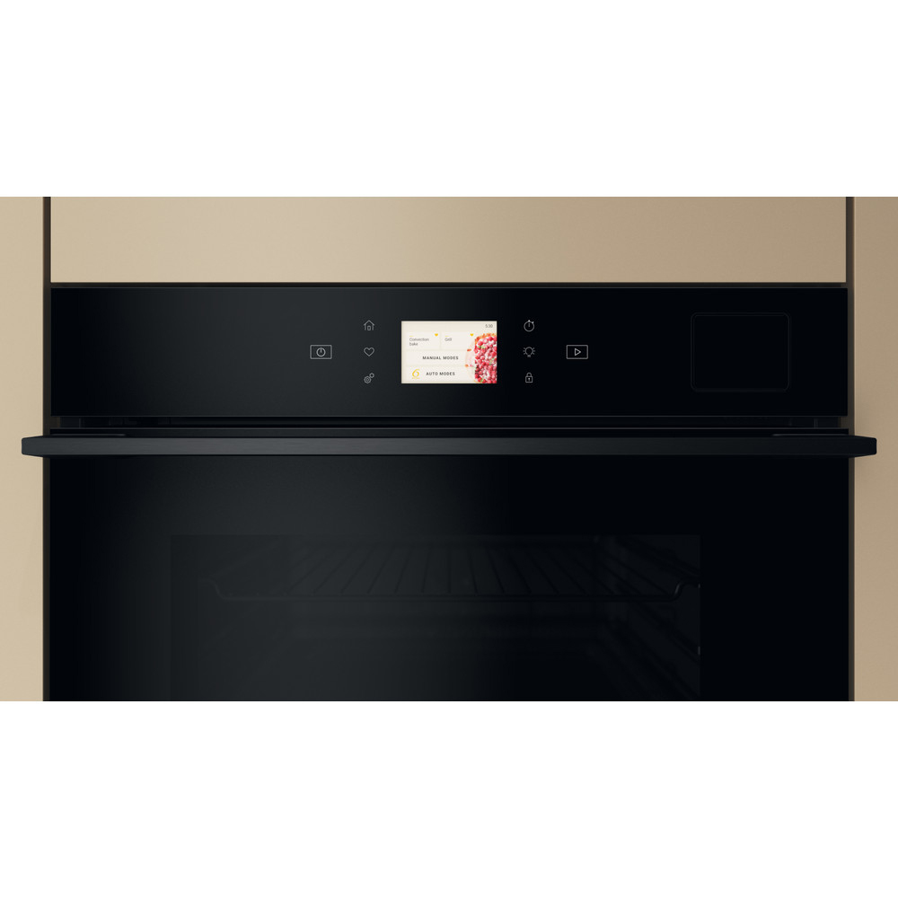 Cuptor incorporabil WHIRLPOOL WOI9A8PT2SBA, Electric, Gatire cu abur, Autocuratare pirolitica + hidrolitica, 73 l, Clasa A+, 6th Sense, negru