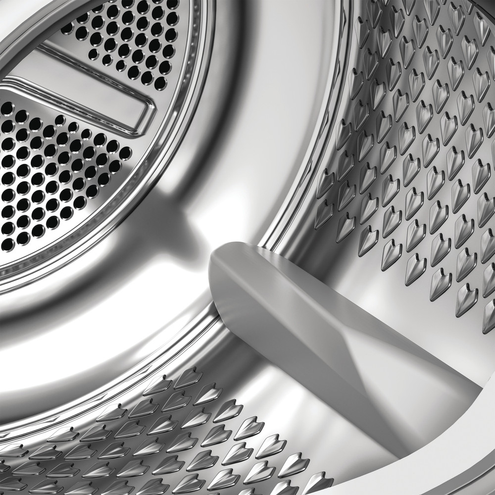 Uscator de rufe WHIRLPOOL WP E12X WBS EE, 6th Sense, Pompa de caldura, 12 kg, 15 programe, Clasa E, Wi-Fi, alb