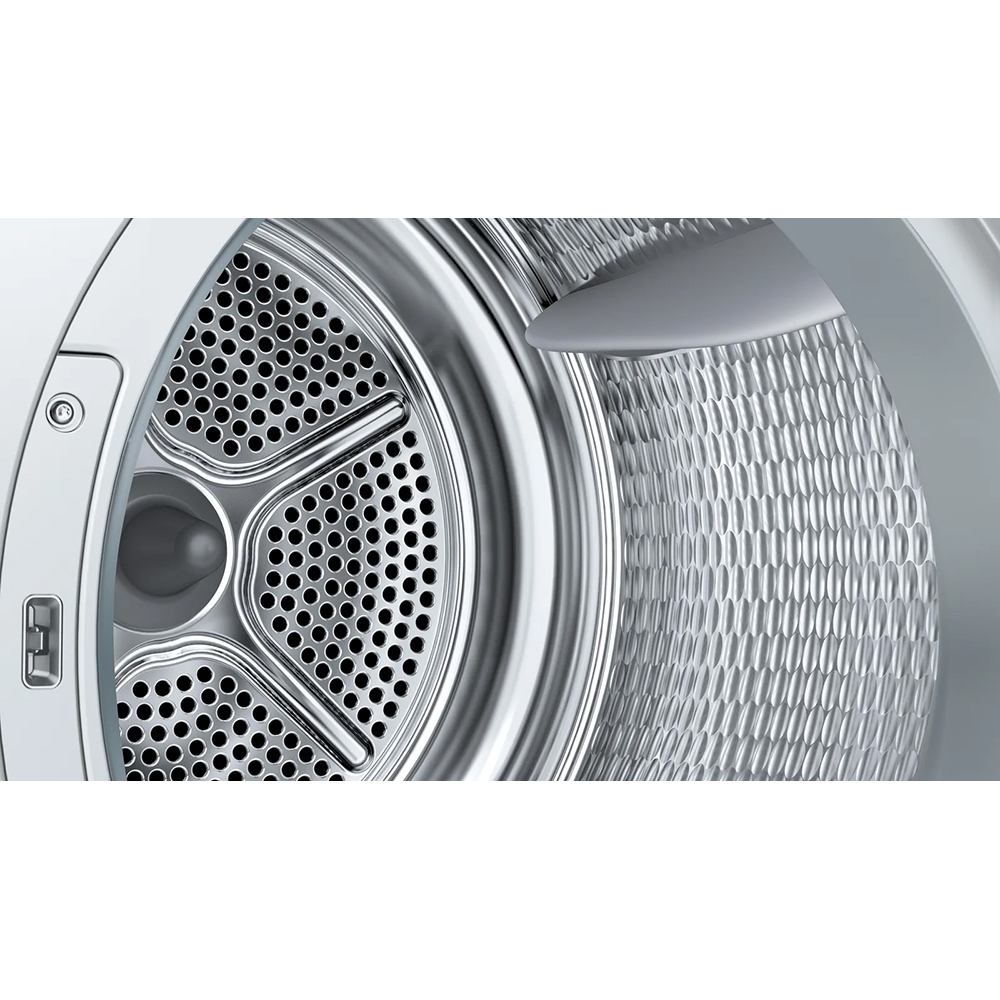 Uscator de rufe BOSCH WQH246D3BY, Condensare si pompa de caldura, 9 kg, 14 programe, Clasa B, alb