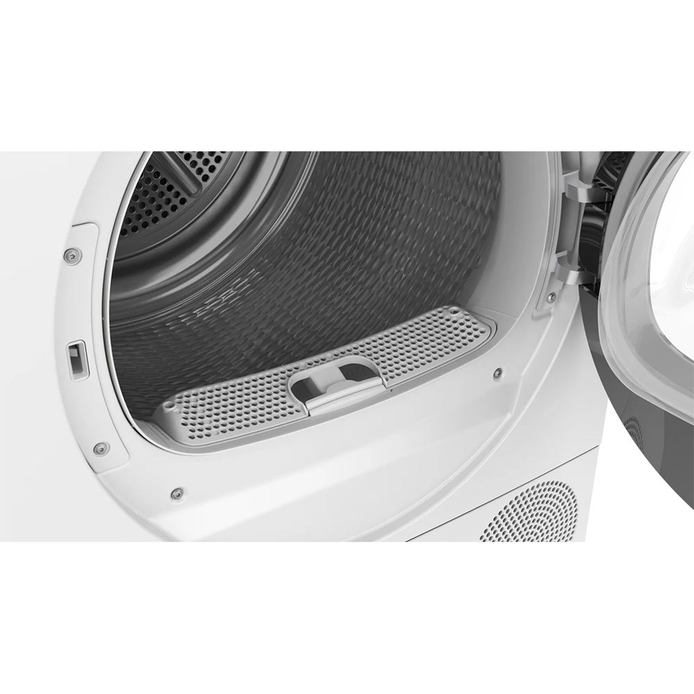 Uscator de rufe BOSCH WQH246D3BY, Condensare si pompa de caldura, 9 kg, 14 programe, Clasa B, alb
