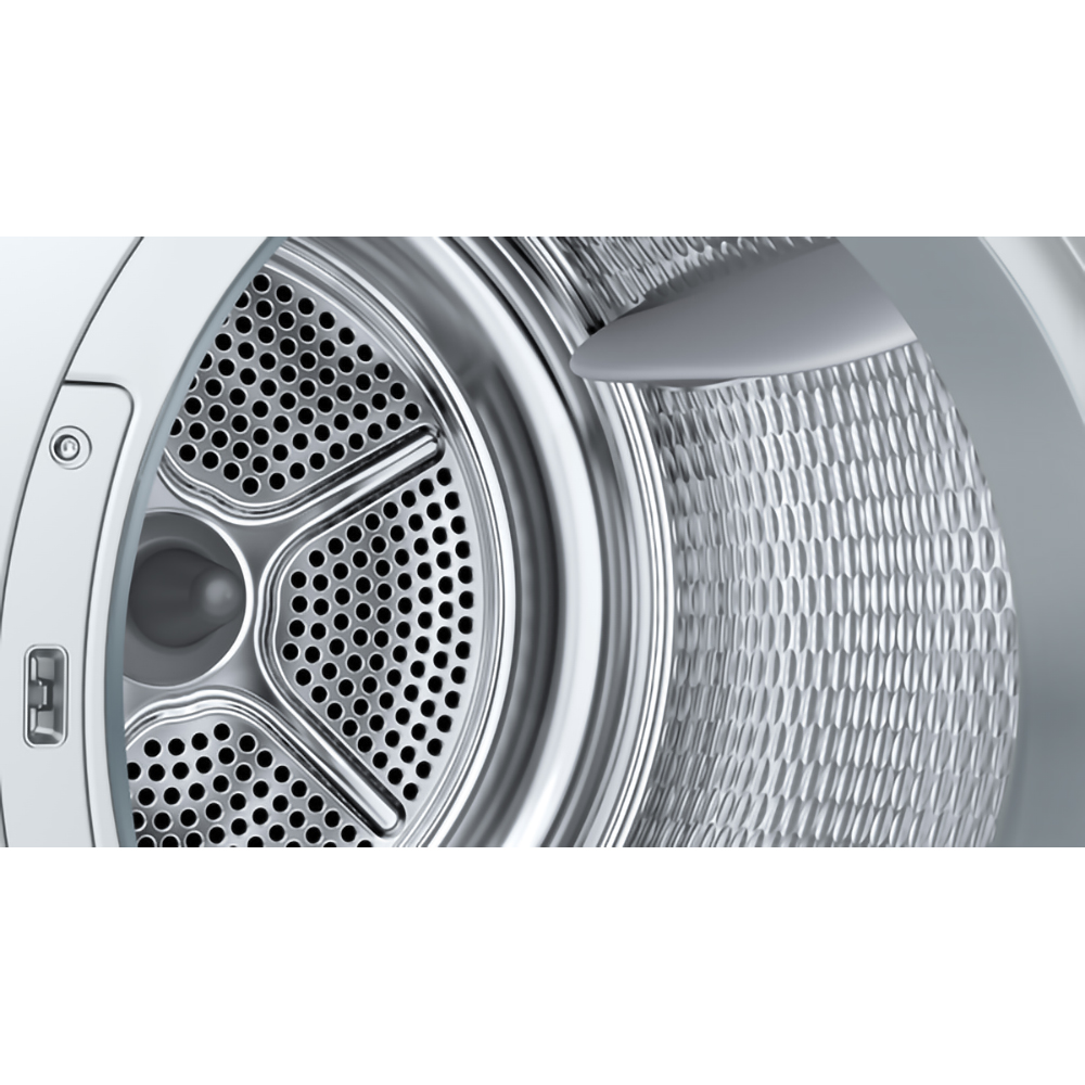Uscator de rufe BOSCH WRB247CEBY, Condensare si pompa de caldura, 9 kg, 14 programe, Clasa A, alb