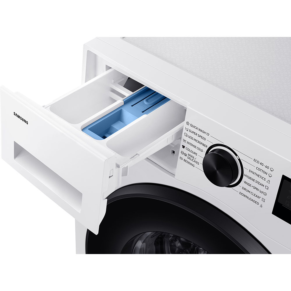 Masina de spalat rufe frontala SAMSUNG WW10FG5U34AELE, AI EcoBubble, 10 kg, 1400rpm, Clasa A, alb
