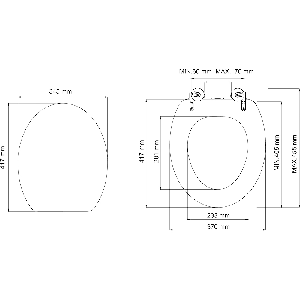Capac WC GOODHOME Pilica YMD328UK13, inchidere lenta, duroplast, bej marmorat