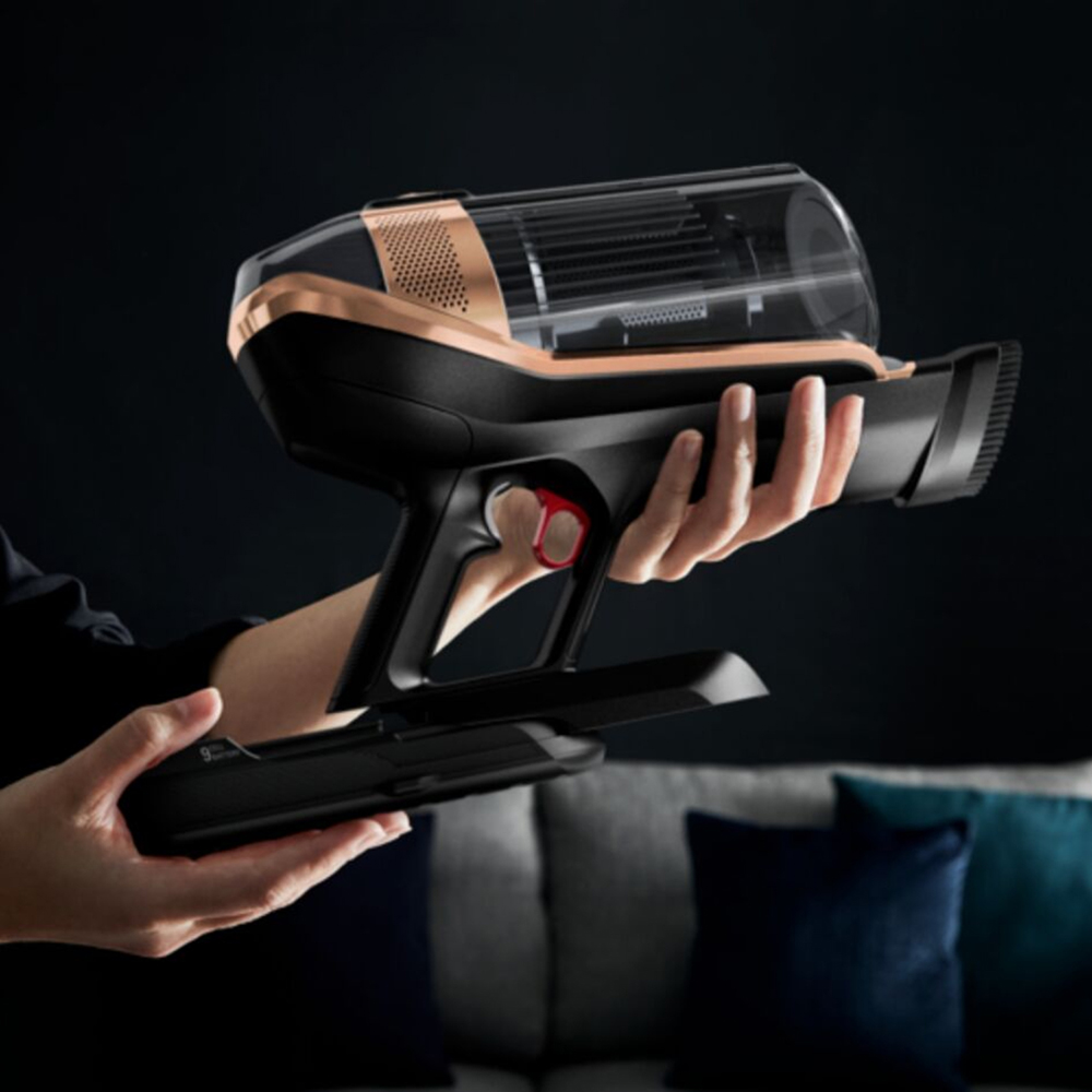 Aspirator vertical ROWENTA X-Force Flex 15.60 RH99G1WO, 0.9l, 32.4V, autonomie max 80 min, negru-auriu