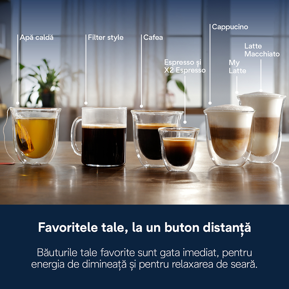 Espressor automat DELONGHI Magnifica Evo ECAM290.81.TB, 1.8l, 1450W, 15 bar, argintiu inchis-negru