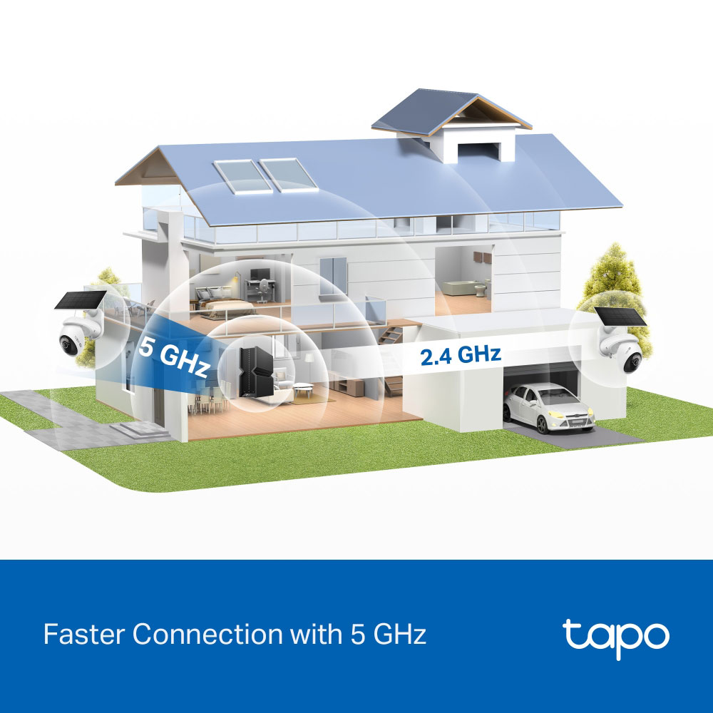 Kit camera IP Wireless exterior TP-LINK Tapo C660, 8MP, 2160 p, IP66, IR, Night Vision, alb