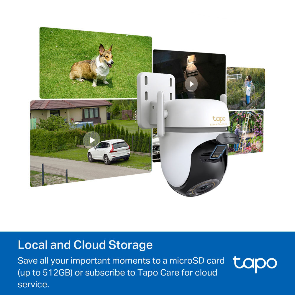 Camera IP Wireless TC43, 5MP, IR, Night Vision, alb