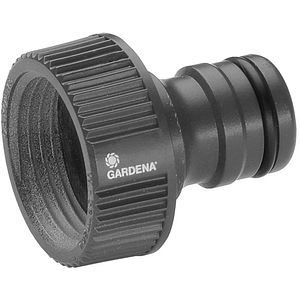 Conector furtun GARDENA 02802 20, 1", plastic, gri