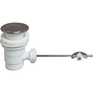 Ventil automat WIRQUIN pentru lavoar si bideu, 28-45 mm, metal, crom