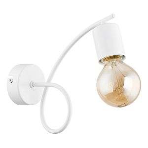 Aplica de perete ALFA Tango, bec incandescent, E27, 60W, alb