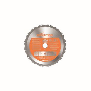 Lama fierastrau circular Evolution Rage, multisuprafete, 210 x 25.4 mm, 20T, otel, portocaliu