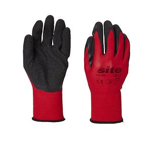 Manusi protectie SITE 23-432-WG59, latex, marime XL, rosu-negru, set 5 perechi