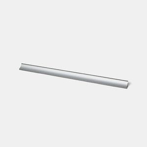 Profil pentru blat GOODHOME, 3 x 300 cm, aliaj de aluminiu si PVC, argintiu