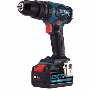 Masina de gaurit si insurubat (bormasina) cu percutie Erbauer ECD18-Li-2, 18V, 4Ah, 1700rpm, 50nm