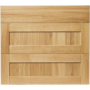 Fronturi usa 3 sertare GOODHOME Verbena, lemn masiv, 79.7 x 71.5 x 2 cm, natur